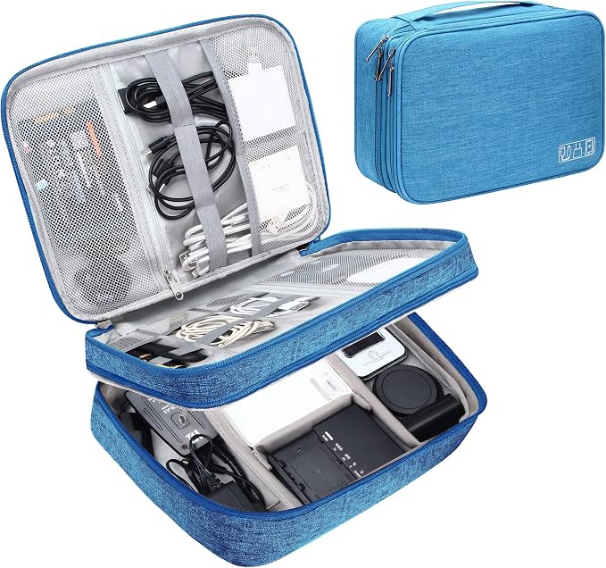CILLA Electronics Organizer Travel, Travel Cord Organizer Case, Compact by CILLA