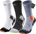 Men's Compression Running Socks: Coolmax Athletic Crew Socks Moisture Wicking by TENYSAF%C2%AE