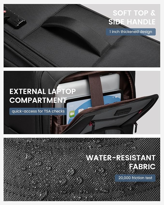 Carry On Luggage 22x14x9 Airline Approved, 22-Inch Suitcases - Image 9