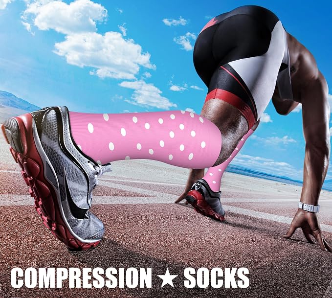 CHARMKING Compression Socks for Women & Men Circulation 15-20 mmHg is Best - Image 3