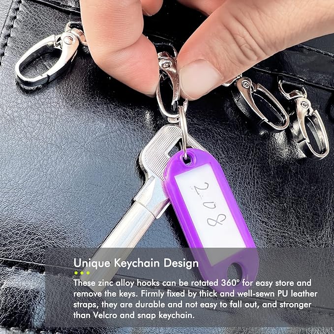 Portable Key Organizer, Zippered Key Organizers Case - Image 3
