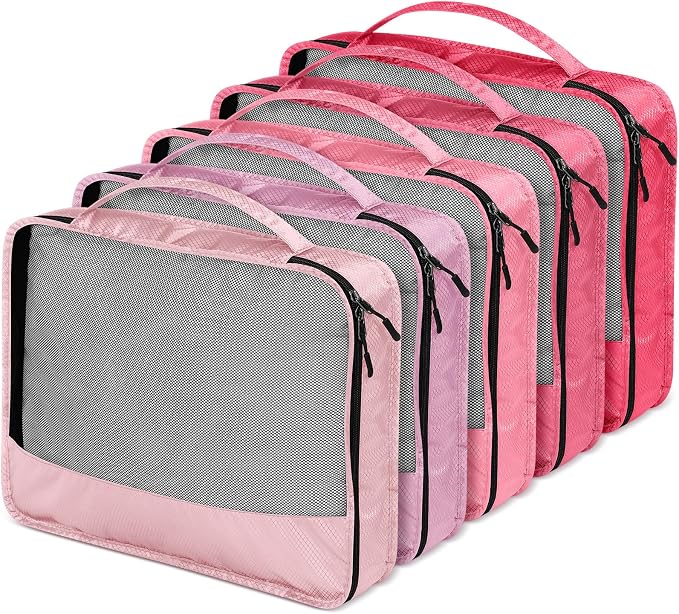 5 Pcs Packing Cubes for Suitcase Large Travel Cubes Carry on Luggage Organizer - Image 5