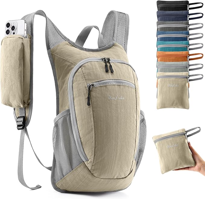 10L Small Hiking Backpack Travel Daypack Lightweight Packable Back Pack by Uselike