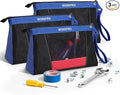 WORKPRO 12" Tool Pouches with Zipper, Heavy-Duty Small Tool Bag, Utility small by WORKPRO