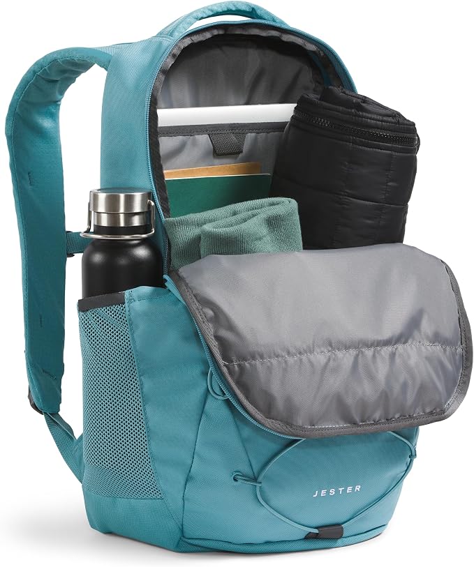THE NORTH FACE Jester Everyday Laptop Backpack, Algae Blue/TNF White, One Size - Image 5