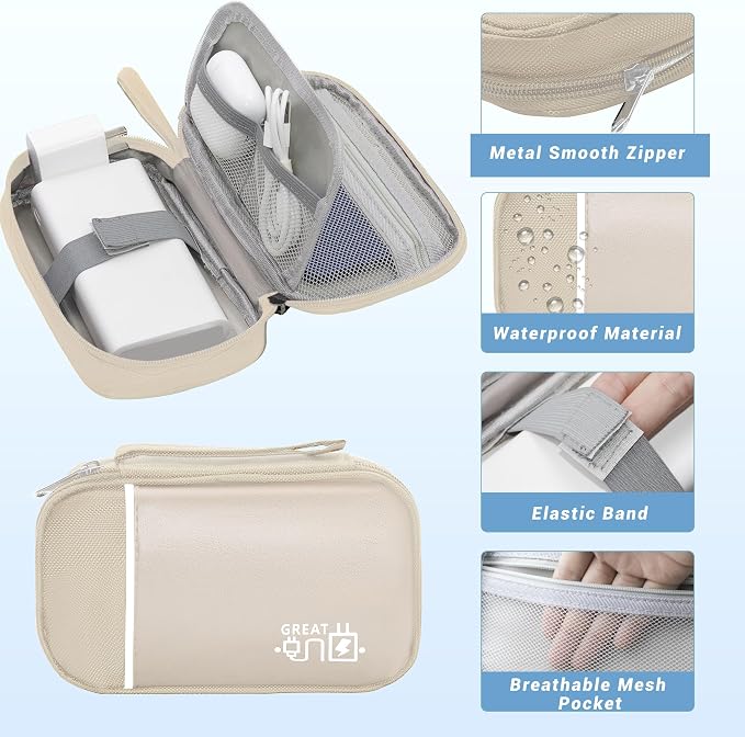 Electronics Organizer, Travel Cord Organizer Pouch, Portable Cable Organizer - Image 3