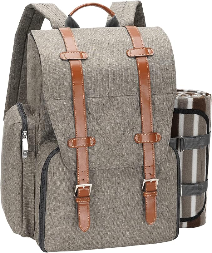 Picnic Backpack for 4 Person by WICKERLAND