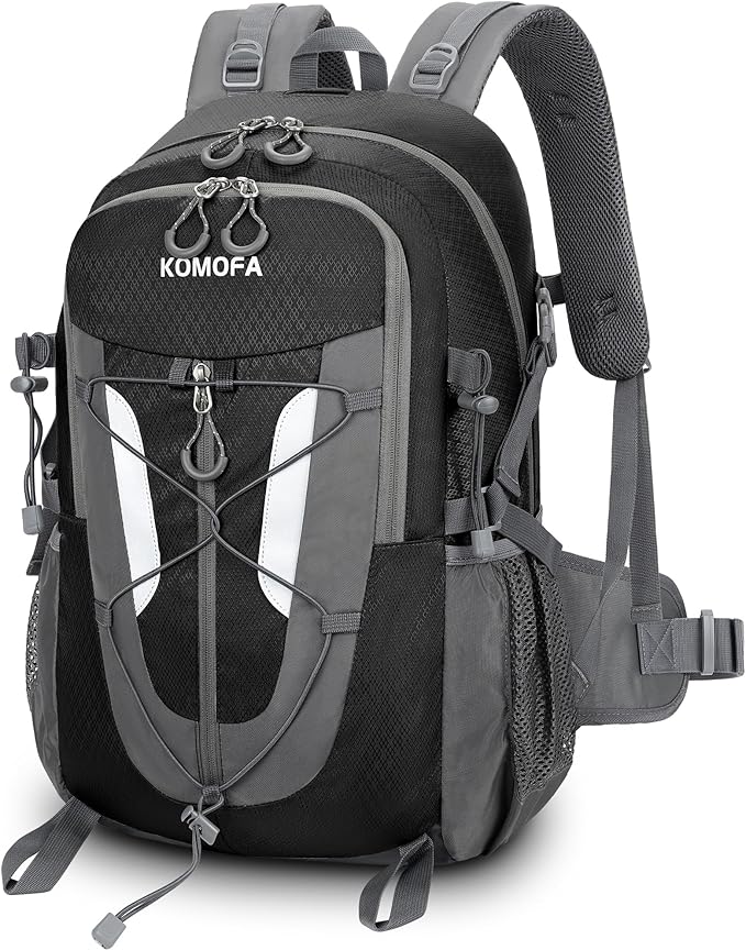 Hiking Backpack 30L Lightweight Travel Daypack Small Day Pack by Komofa