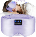 LC-dolida Luxurious Silk Soft Sleep Mask, Sleep Headphones by LC-dolida