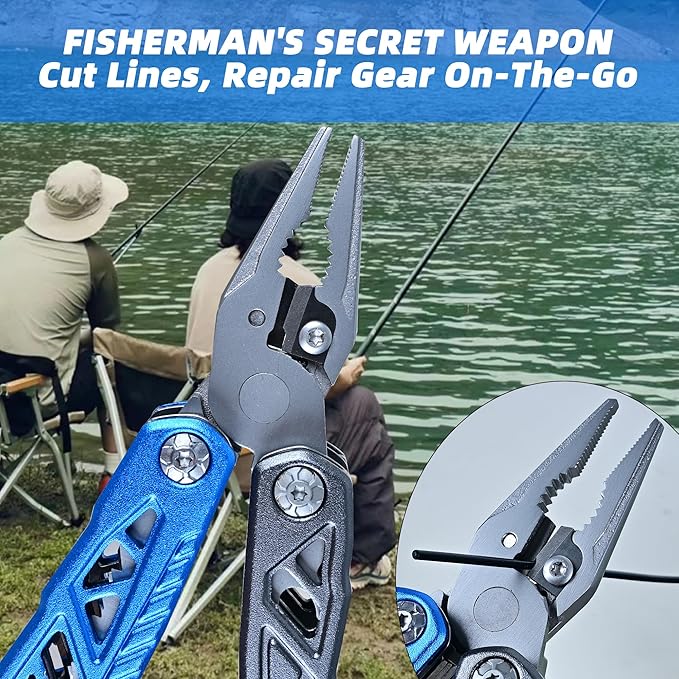 18-in-1 Multipurpose Tool Kit, Survival Camping Gear & Fishing Gifts - Image 3