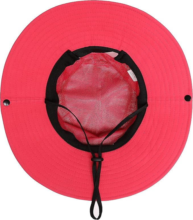 Womens Summer Sun Hat Beach Hat Wide Brim Outdoor UV Protection Hat Foldable - Image 6