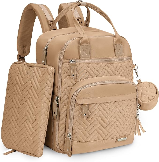 iniuniu Diaper Bag Backpack, 4 in 1 kit Large Unisex Baby Bags by iniuniu