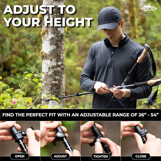 Cascade Mountain Tech Trekking Poles - Image 7