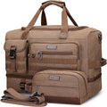 WITZMAN Duffle Bag for Men 50L Canvas Weekender Overnight Bag by WITZMAN