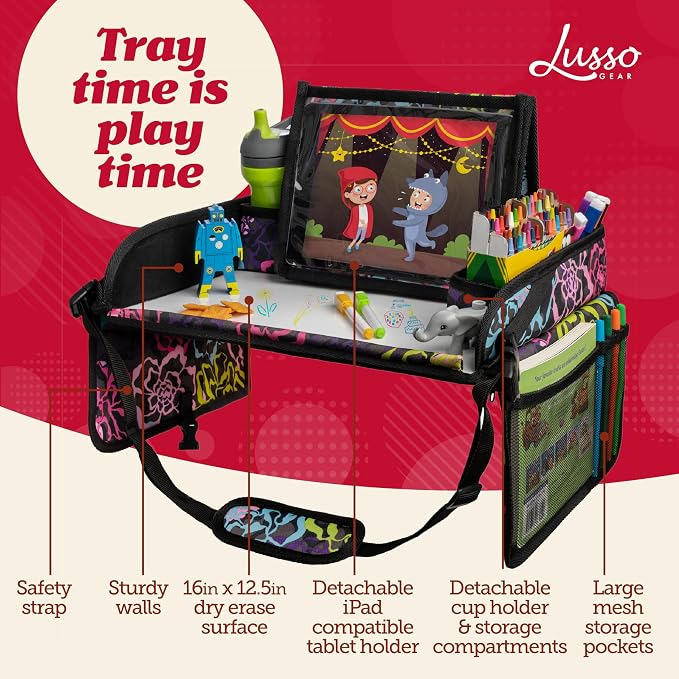 Lusso Gear Kids Travel Tray for Car - Image 2