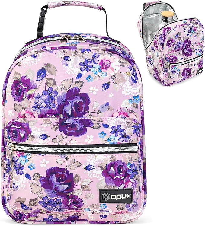 opux Lunch Box for Girls Boys Kids, Insulated Leakproof Lunch Bag, Reusable by OPUX