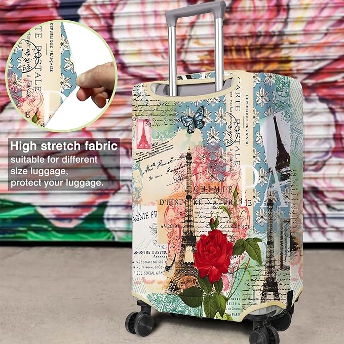 Travel Luggage Cover Suitcase Protector Fits 18-32 Inch Wheel Covers - Image 4