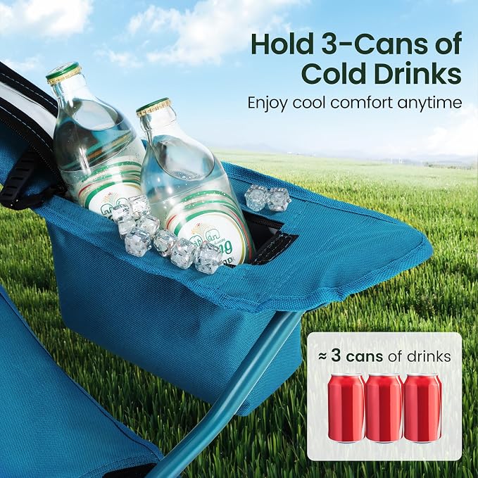 HIGH POINT SPORTS 2 Pack Portable Camping Chair - Image 5