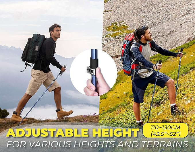 TREKOLOGY TREKZ SE 2pc Collapsible Hiking Stick - Image 3