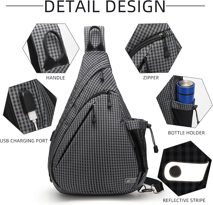 Water-Proof Sling bag/Crossbody Backpack/Shoulder Bag - Image 5