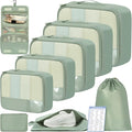 BAGAIL 9 Set Packing Cubes Luggage Packing Organizers by BAGAIL