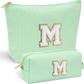 YOOLIFE Initial Makeup Bag for Women Girls by YOOLIFE