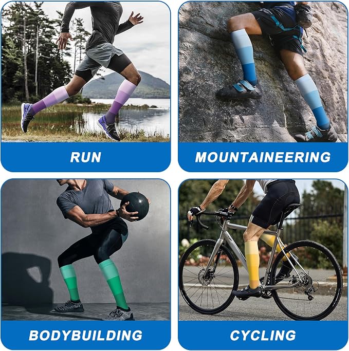 fenglaoda 8 Pairs Compression Socks - Image 5