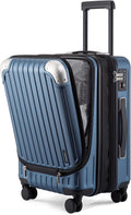 LEVEL8 Grace Carry on Luggage Airline Approved, 20 Inch Expandable Hard Sided by LEVEL8