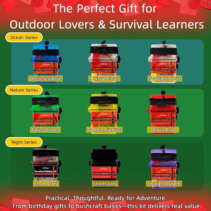 Mini Survival Fishing Kit Small Emergency Fishing Gear Box Pocket Fishing - Image 4