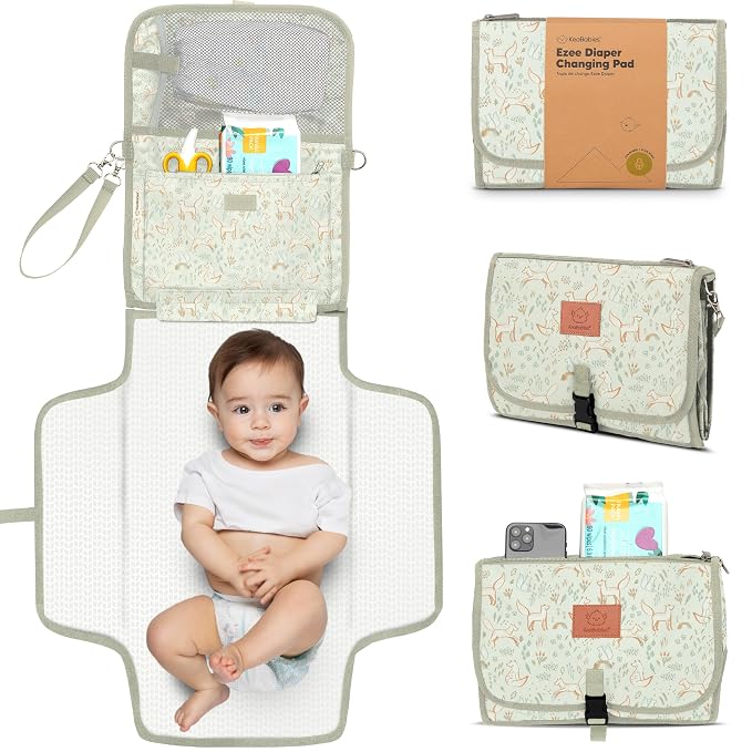 KeaBabies Portable Diaper Changing Pad by KeaBabies