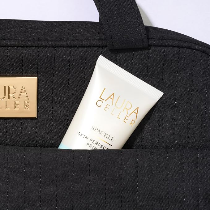 LAURA GELLER NEW YORK Quilted Folding Travel Makeup Bag - Image 7