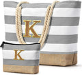 Becokan Beach Bag Initial Beach Tote by BecokanBeachBagSpecialist