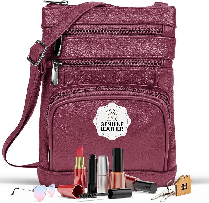 Krediz leather Crossbody Purses by KredizInc