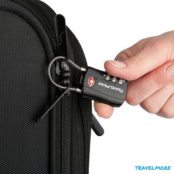 TSA Approved Travel Combination Cable Luggage Locks - Image 6