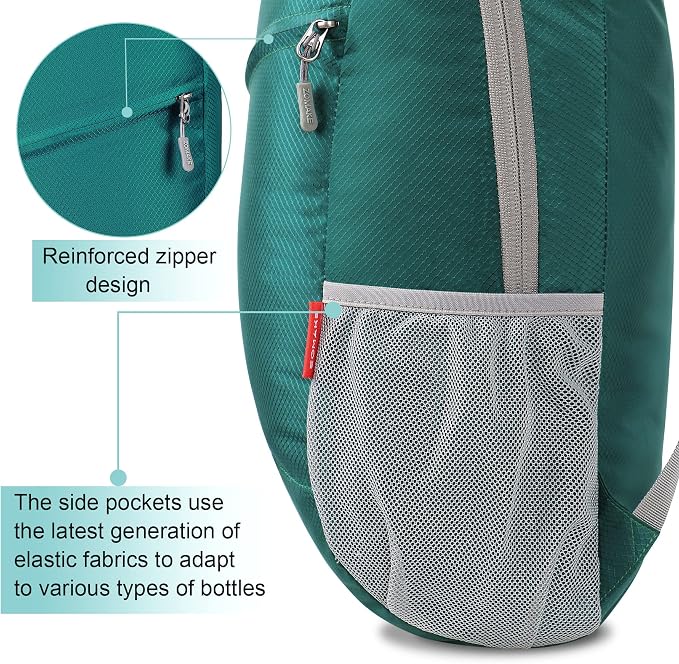 ZOMAKE Lightweight Packable Backpack 20L, Foldable Backpacks Small Daypack - Image 4