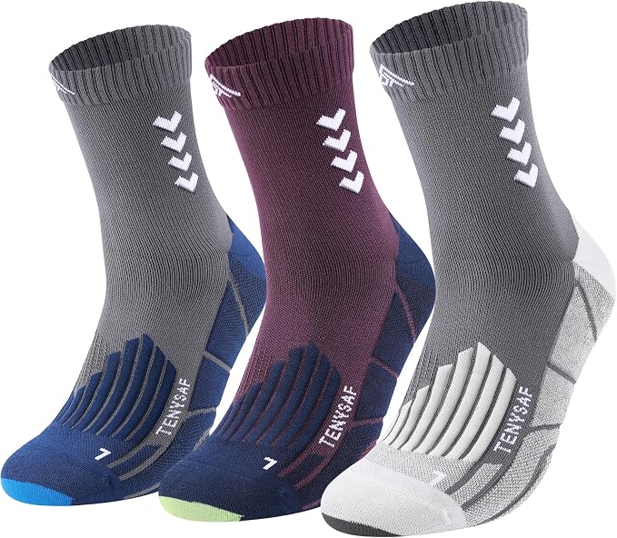 Compression Crew Running Socks: Athletic Socks by TENYSAF%C2%AE