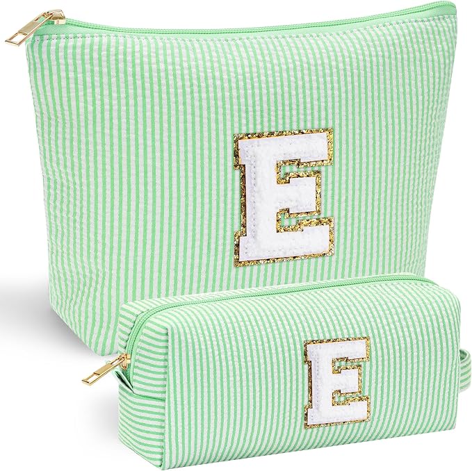 YOOLIFE Initial Makeup Bag for Women by YOOLIFE