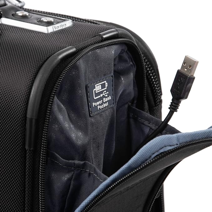 Travelpro Platinum Elite Softside Expandable Carry on Luggage, 8 Wheel Spinner - Image 7