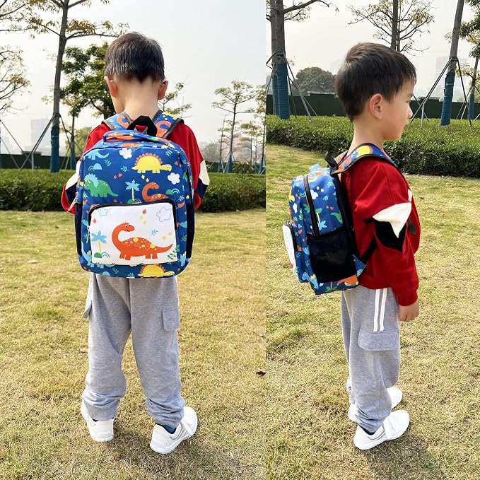 POWOFUN13 inch Kids Toddler Preschool Travel Backpack Cute Cartoon Backpack - Image 5