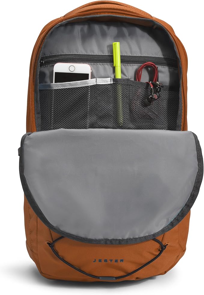 The North Face Jester Everyday Laptop Backpack, Leather Brown/Tnf Black - Image 5