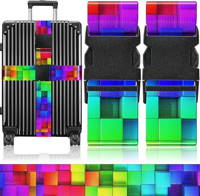 Slohif Luggage Straps for Suitcases Travel Belt Accessories Luggage Connector by Slohif