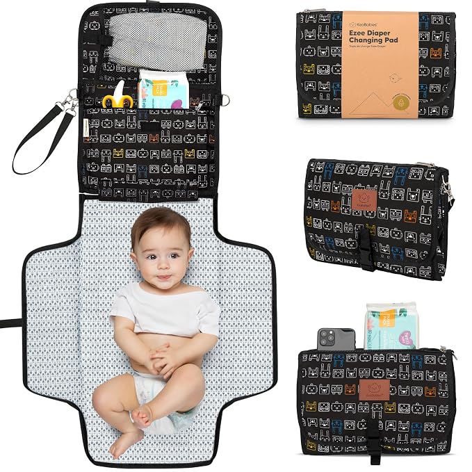 KeaBabies Portable Diaper Changing Pad by KeaBabies