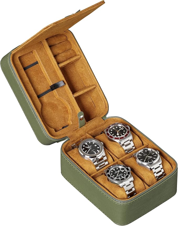 ROTHWELL 5 Watch Travel Case Storage Organizer by RothwellSanFrancisco