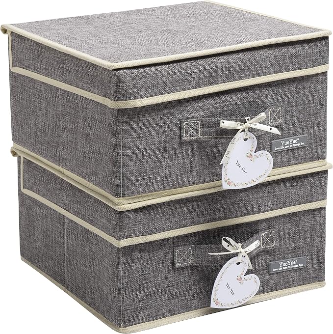 YueYue Cloth Foldable Fabric Bins Box Storage by YueYue