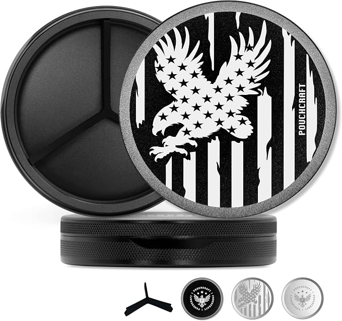 Metal Pouch Can | Metal Container | Slim EDC Pocket Tin | Airtight & by Unknown