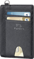 FurArt Slim Minimalist Wallet, Front Pocket Wallets, RFID Blocking, Credit Card by FurArt