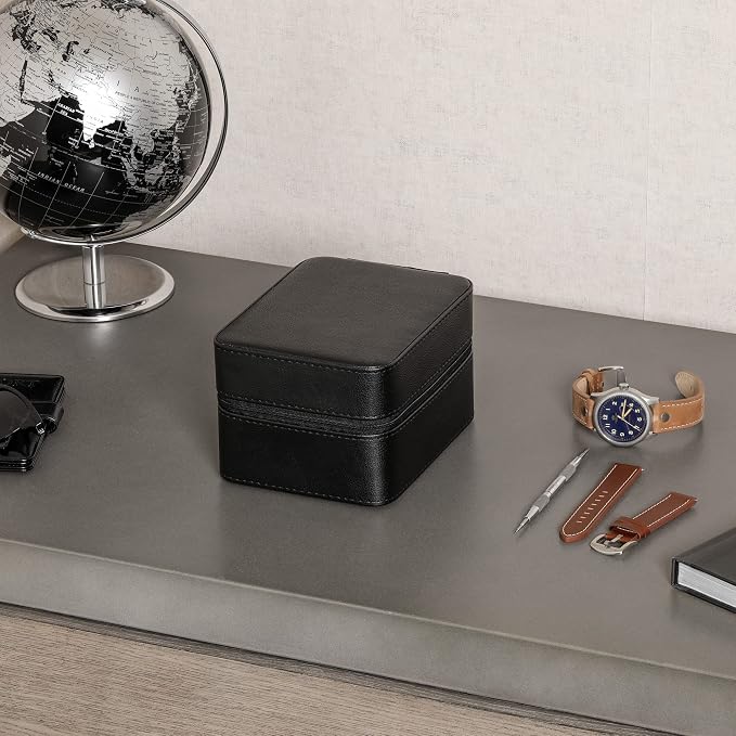 ROTHWELL 5 Watch Travel Case Storage Organizer - Image 2