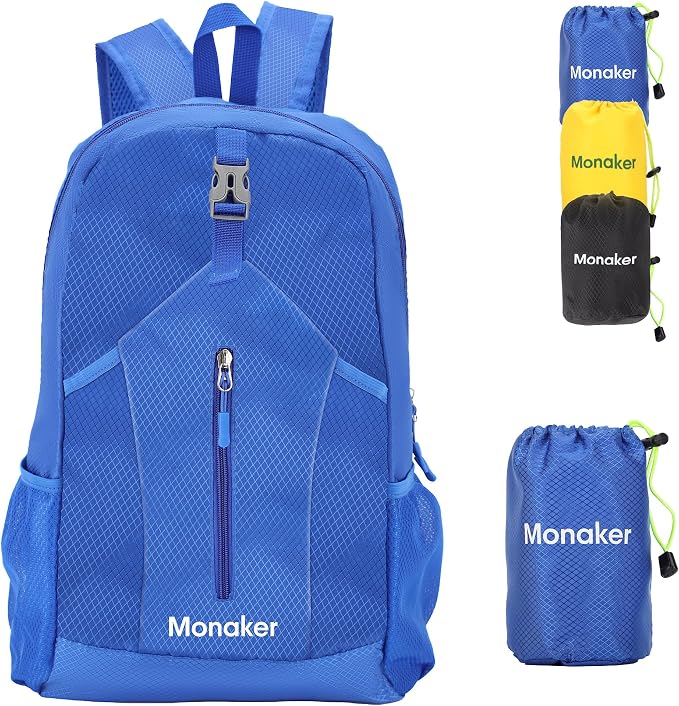 Ultralight 20L Foldable Backpack, Compact to Palm-Sized, Travel & Daily Use by Unknown