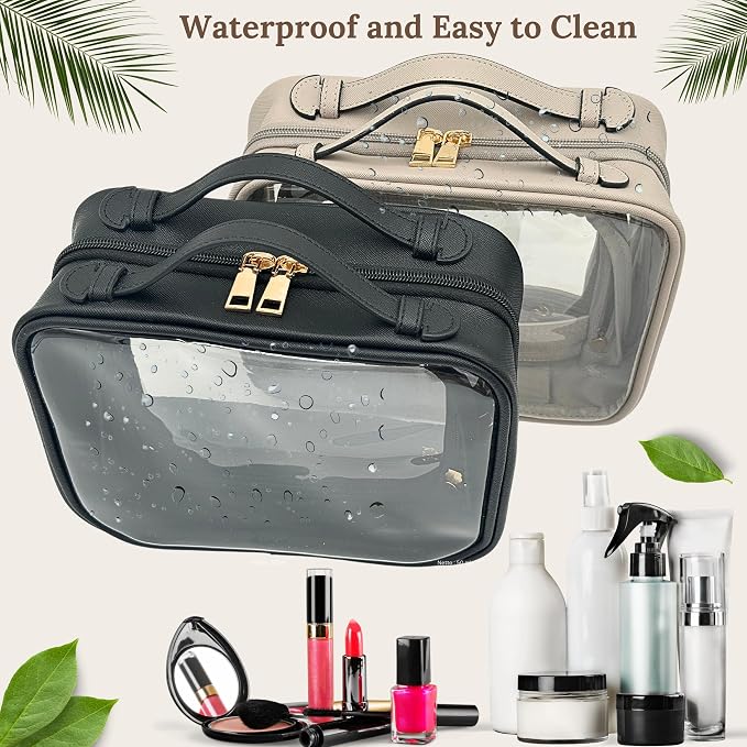JAZD Clear Makeup Bag Toiletry Bag - Image 5