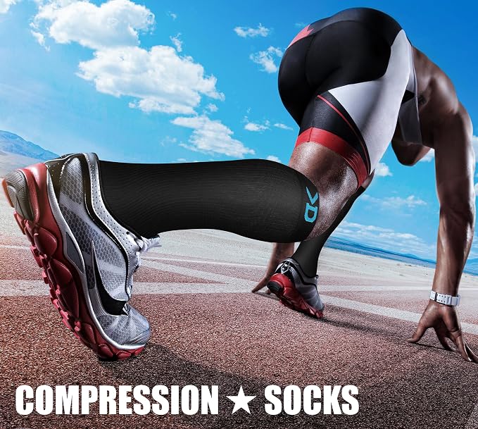 CHARMKING Compression Socks for Women & Men Circulation 15-20 mmHg is Best - Image 3